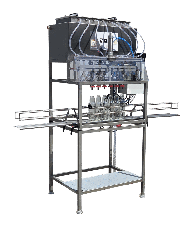 1 Półautomatyczna nalewarka do butelek Stalmont