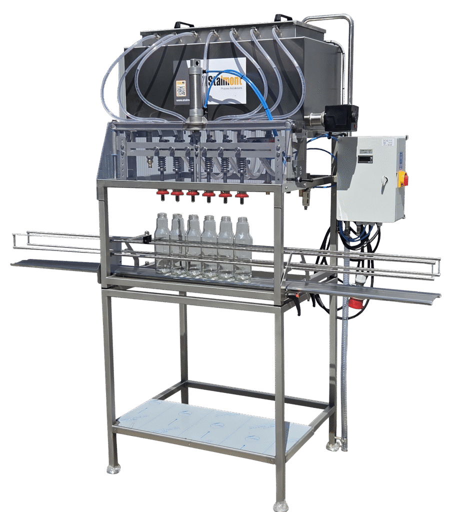 3 Półautomatyczna nalewarka do butelek Stalmont