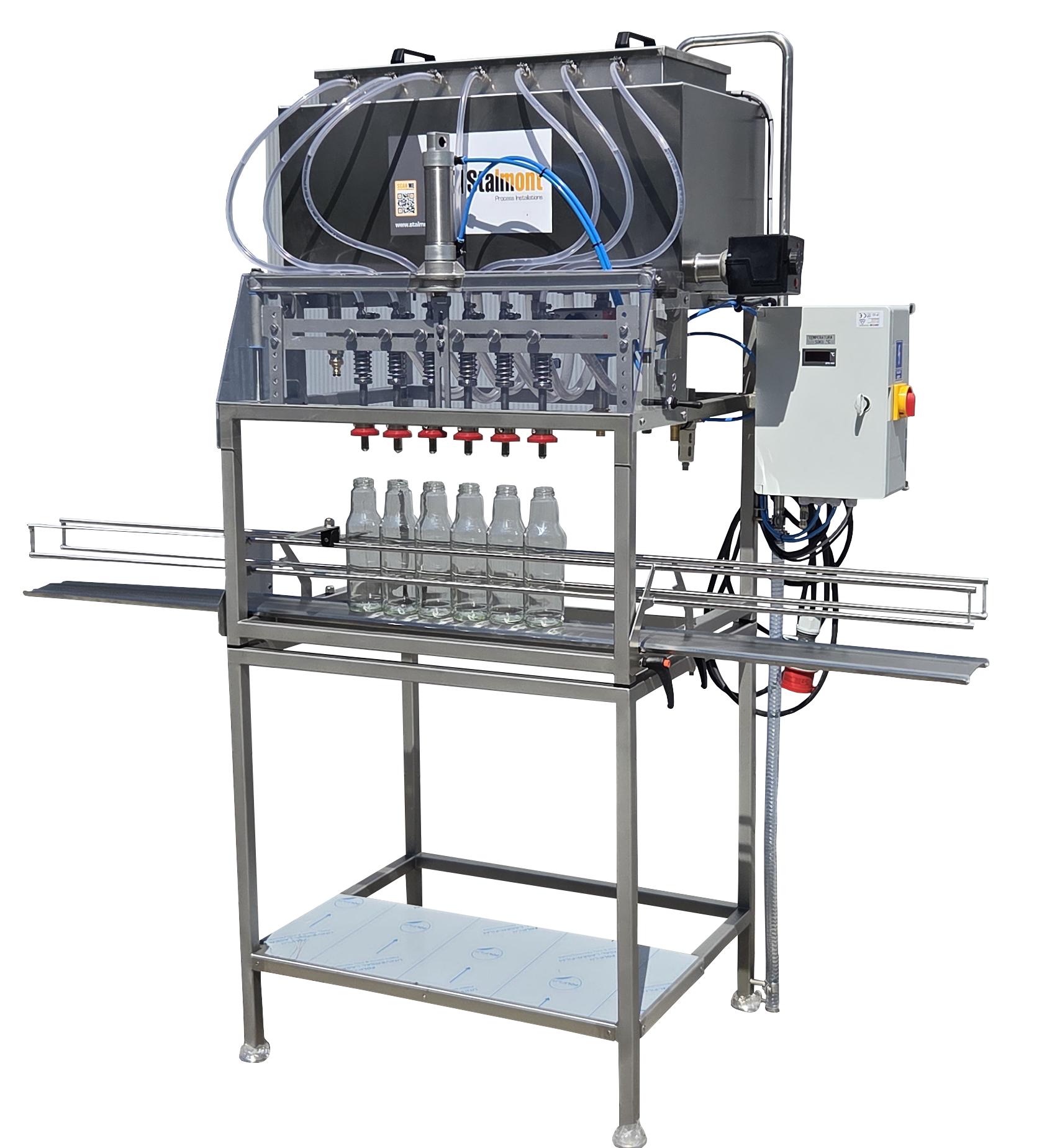Półautomatyczna nalewarka do butelek Stalmont