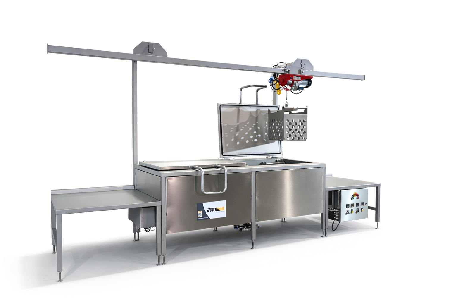 Pasteryzator wannowy PW-400 Lewa strona