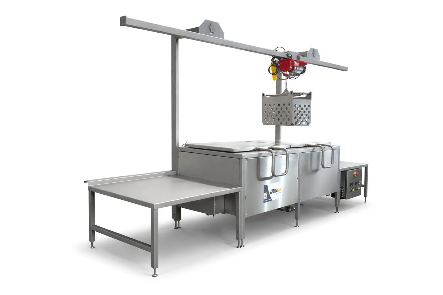 Pasteryzator wannowy PW-400 Lewa strona